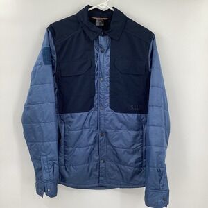 EUC‎ Mens 5.11 Tactical Peninsula Snap Front Quilted Lightweight Puffer Jacket